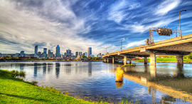 Montreal skyline hdr view